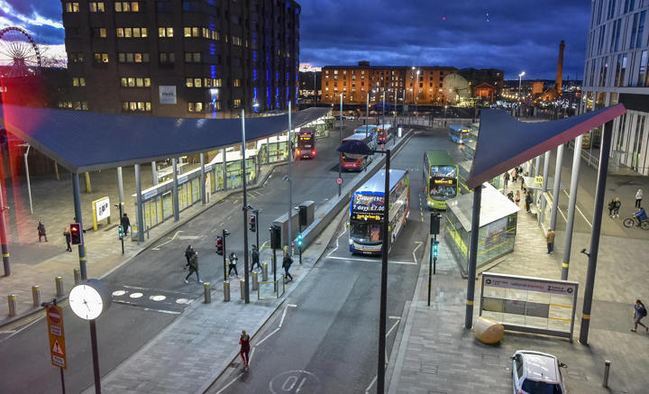 Liverpool One Bus Station transport links