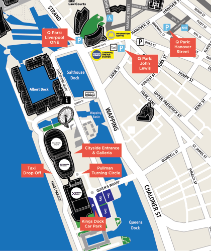 Liverpool Experience Campus Parking Map